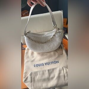 Louis Vuitton Cookie BB in White Mink Fur